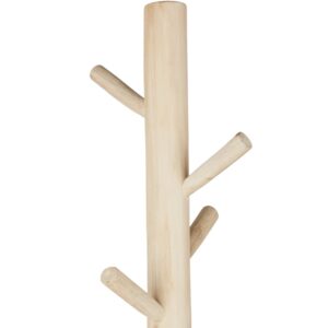 wohnli-moebel-suche-251866-1 Garderobe aus braunem Teakholzstamm 30x183x30cm Holz Braun Maisons du Monde Möbel Flurmöbel Garderobenständer und Garderobenhaken