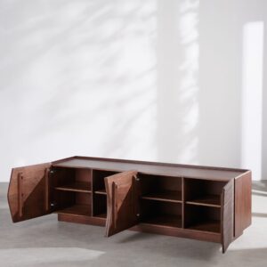 185x57x45cm Holz Braun Maisons du Monde Möbel Wohnzimmermöbel TV-Möbel