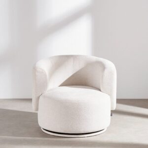 wohnli-moebel-suche-252211-1 83.5x71x79.5cm Polyester Beige Maisons du Monde Sofas und Sessel Sessel, Poufs und Fußbänke Sessel