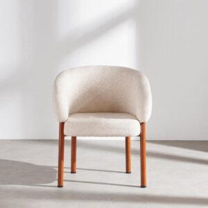 69x80x60.5cm Polyester Braun Maisons du Monde Möbel Esszimmermöbel Stühle