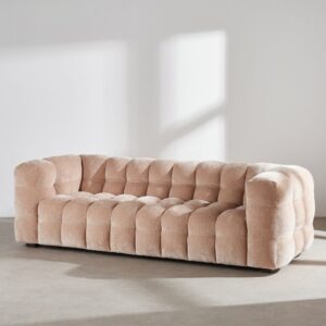 240x76x102cm Polyester Beige Maisons du Monde Sofas und Sessel Sofas 2-Sitzer-Sofas & 3-Sitzer-Sofas