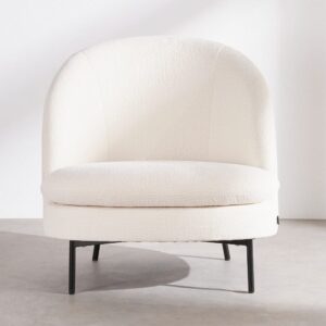 wohnli-moebel-suche-252435-1 85x87x80cm Polyester Beige Maisons du Monde Sofas und Sessel Sessel, Poufs und Fußbänke Sessel