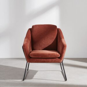 wohnli-moebel-suche-252567-1 Sessel in Auburn-Samtoptik 69x82x75cm Sperrholz Braun Maisons du Monde Sofas und Sessel Sessel, Poufs und Fußbänke Sessel