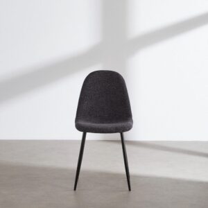 44.5x86.5x54cm Polyester Grau Maisons du Monde Möbel Esszimmermöbel Stühle