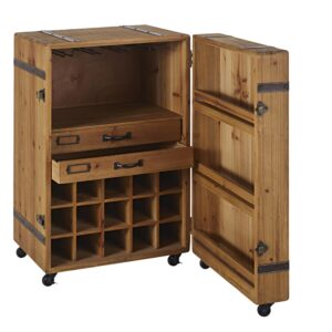 50.5x82.5x50.5cm Holz Braun Maisons du Monde Möbel Esszimmermöbel Barmöbel