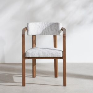 56x78x56cm Polyester Weiß Maisons du Monde Möbel Esszimmermöbel Stühle