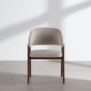 57.8x80x54cm Polyester Braun Maisons du Monde Möbel Esszimmermöbel Stühle