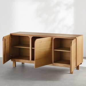 160x77.3x45cm Holz Beige Maisons du Monde Möbel Esszimmermöbel Sideboards, Highboards & niedrige Anrichten