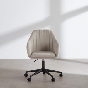 58x94.5x65cm Polyester Weiß Maisons du Monde Möbel Büromöbel Bürostühle