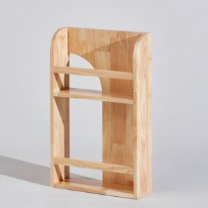 43x70x14.5cm Holz Beige Maisons du Monde Möbel Wohnzimmermöbel Regale