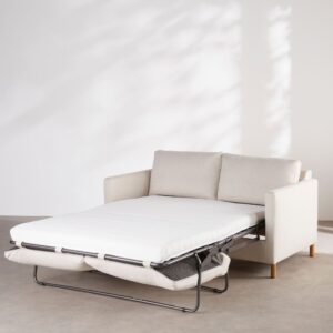 160x86x95cm Polyester Beige Maisons du Monde Sofas und Sessel Sofas Schlafsofas