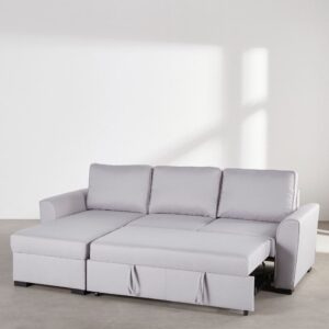238x88x160cm Polyester Grau Maisons du Monde Sofas und Sessel Sofas Ecksofas