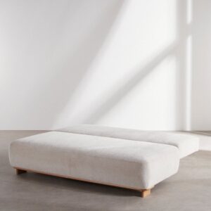 191x83x99cm Polyester Beige Maisons du Monde Sofas und Sessel Sofas Schlafsofas