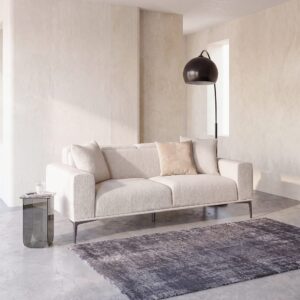 wohnli-moebel-suche-253727 Wohnli Möbelsuche - 2-Sitzer-Sofa aus beigefarbenem Polyestergewebe