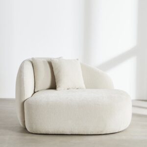 Wohnli Möbelsuche - Zweisitzer-Loveseat-Sofa aus beigefarbenem