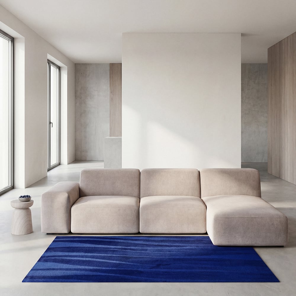 wohnli-moebel-suche-254276 Wohnli Möbelsuche - Wendbares 5/6-Sitzer-Ecksofa aus beigefarbenem Polyestergewebe – 294 cm