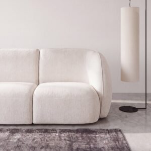 wohnli-moebel-suche-254918 Wohnli Möbelsuche - Rechte Armlehne für Modulsofa aus beigefarbenem Polyestergewebe in Leinenoptik – 92 cm