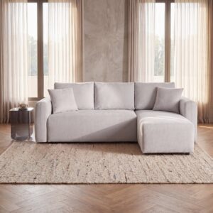 wohnli-moebel-suche-255009 Wohnli Möbelsuche - Beige 4/5-Sitzer Ecksofa-Schlafsofa
