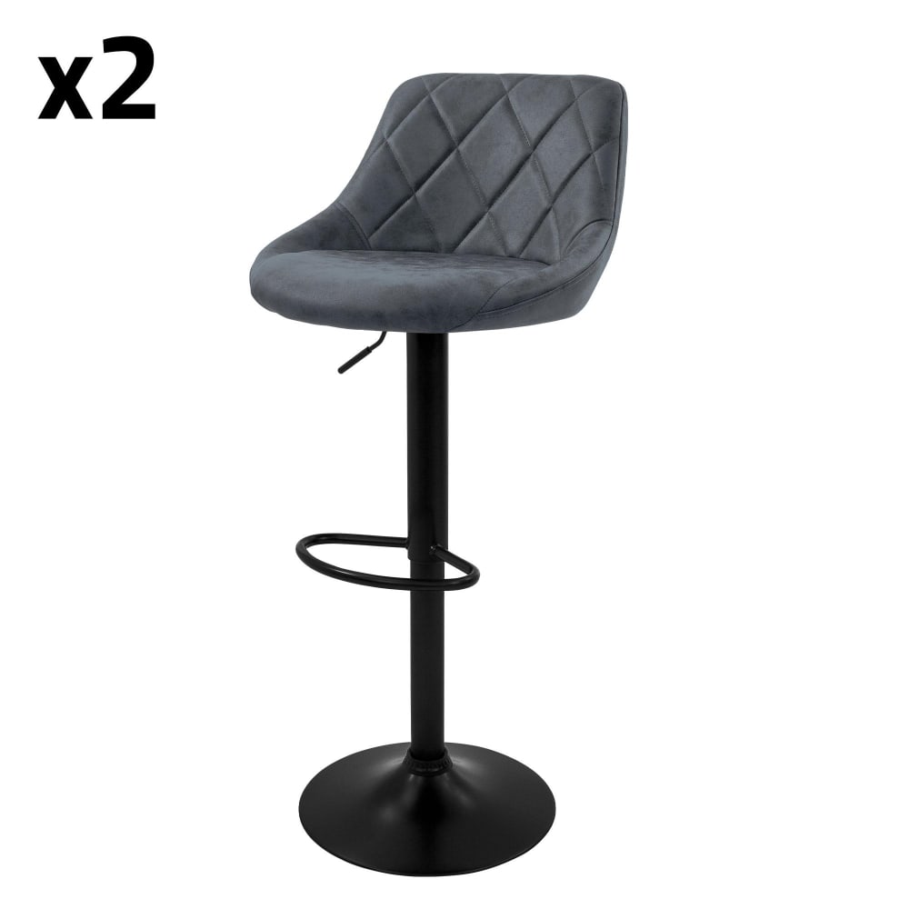 Wohnli Möbelsuche - 2er Set Barhocker aus Metall