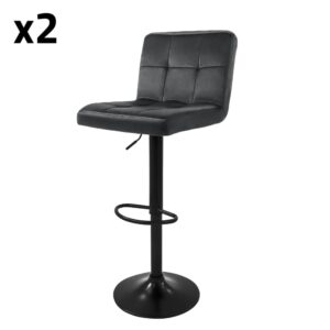 Wohnli Möbelsuche - 2er Set Barhocker aus Samt