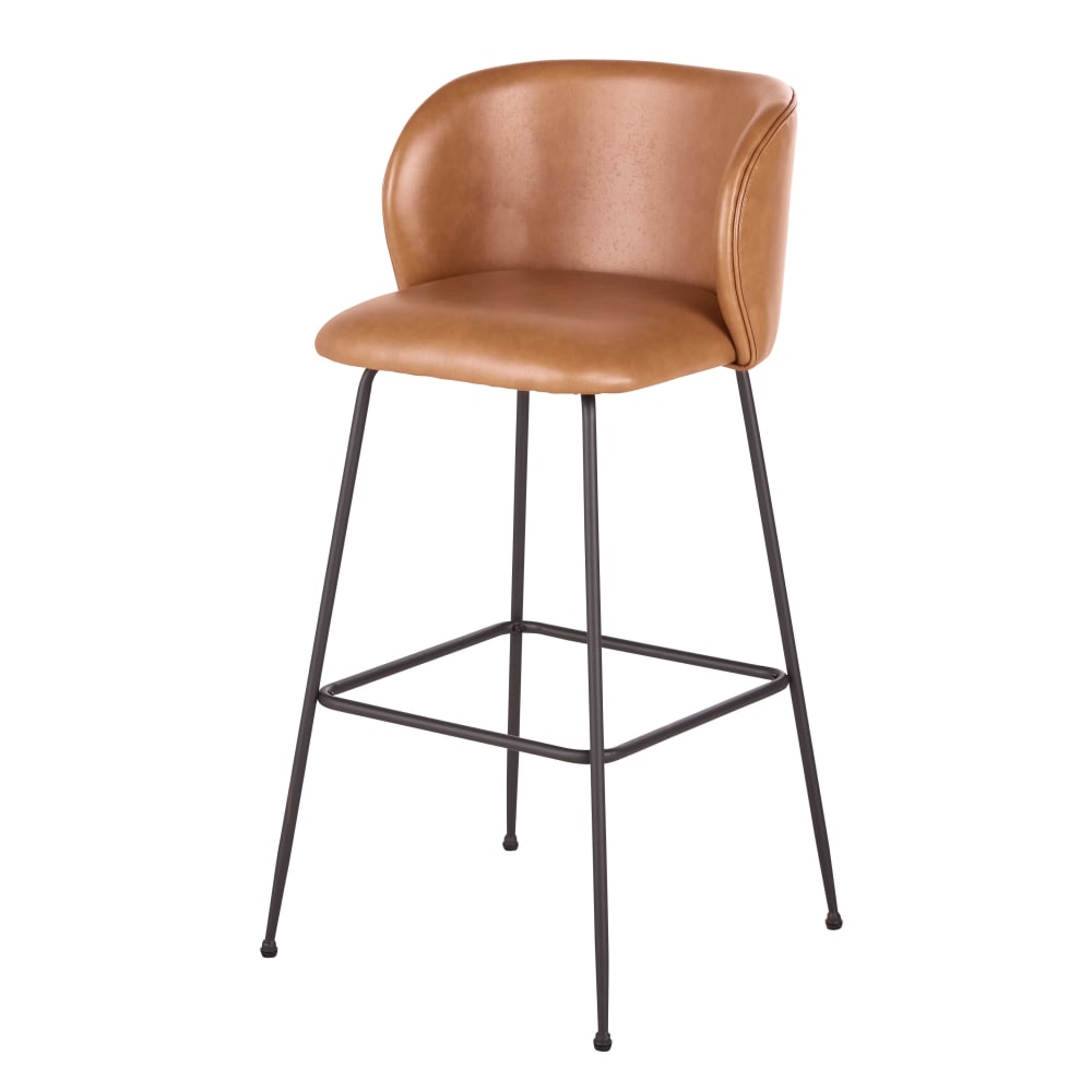 Wohnli Möbelsuche - 2er Set Barhocker mit Kunstlederbezug