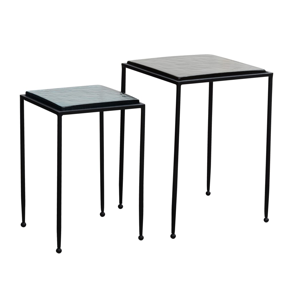 Wohnli Möbelsuche - 2er Set Beistelltische aus Glas