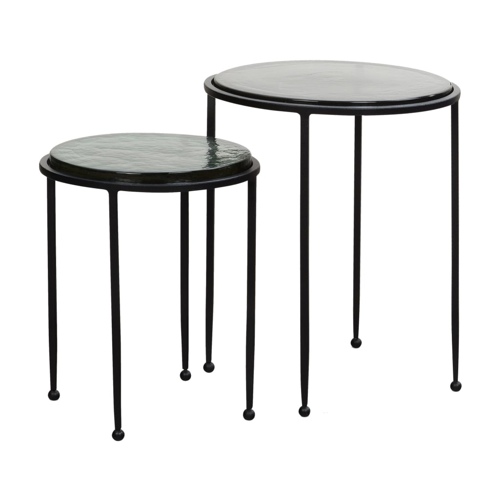 Wohnli Möbelsuche - 2er Set Beistelltische aus Glas