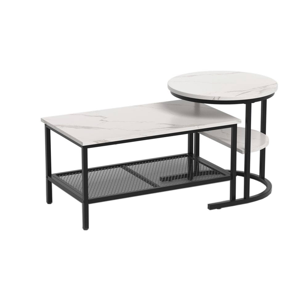 Wohnli Möbelsuche - 2er Set Couchtisch Holz 80 x 46 x 41 cm