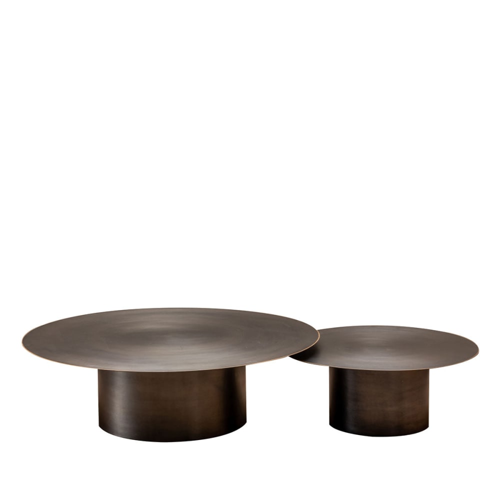 Wohnli Möbelsuche - 2er-Set Couchtische aus Metall