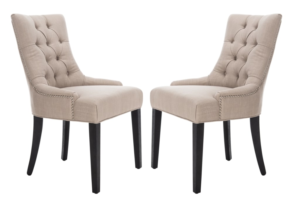 Wohnli Möbelsuche - 2er-set esszimmerstühle aus birkenholz beige