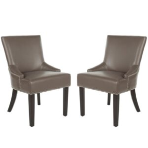 Wohnli Möbelsuche - 2er-set esszimmerstühle aus birkenholz grau