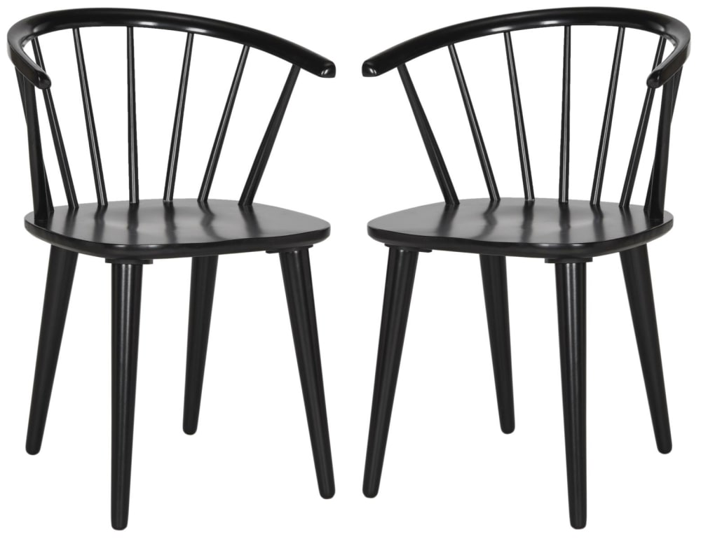 wohnli-moebel-suche-2er-Set-Esszimmerstuehle-Aus-Gummiholz-Schwarz Wohnli Möbelsuche - 2er-Set Esszimmerstühle Aus Gummiholz Schwarz