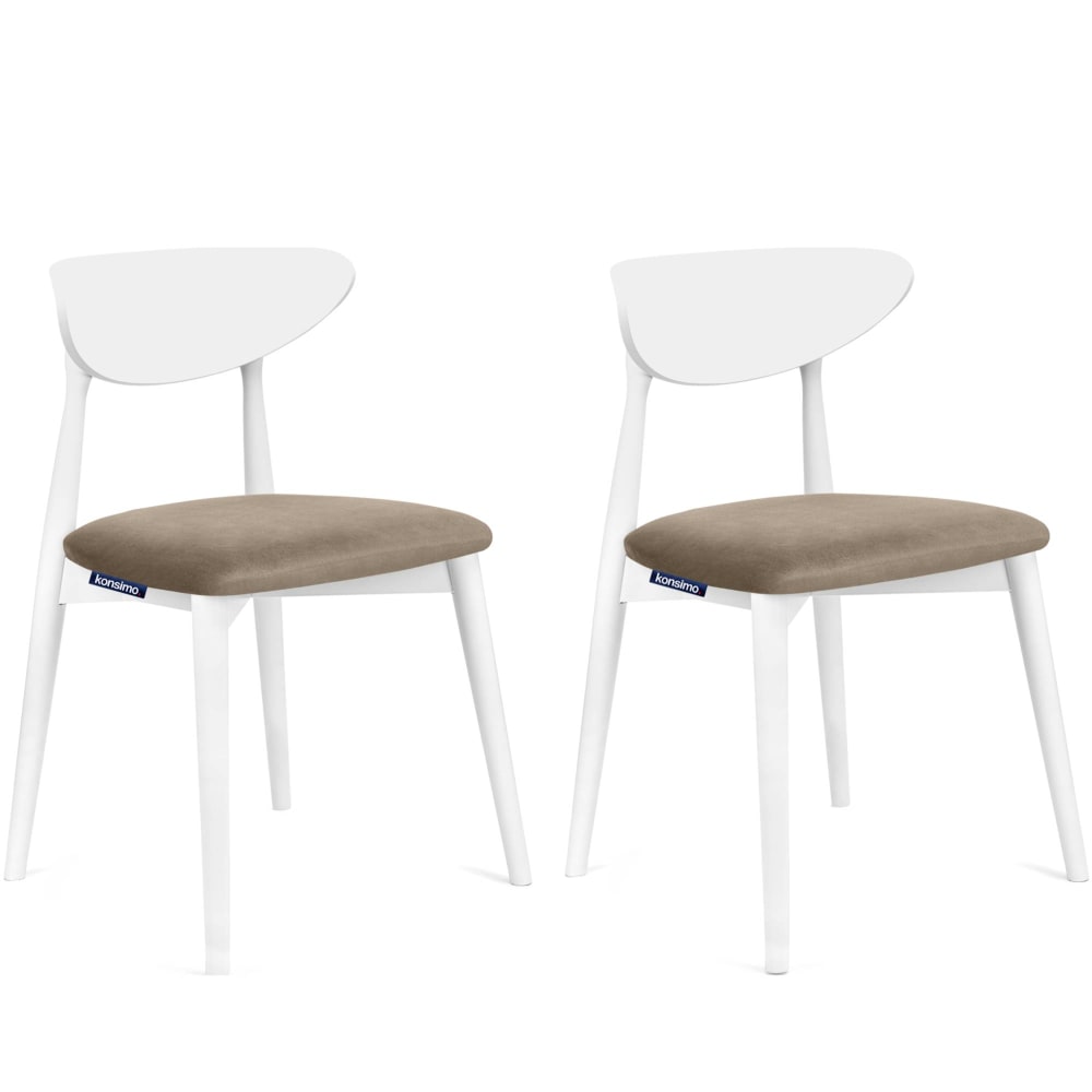wohnli-moebel-suche-2er-Set-Esszimmerstuehle-Gestell-aus-Massivholz-Veloursitz-beige Wohnli Möbelsuche - 2er Set Esszimmerstühle
