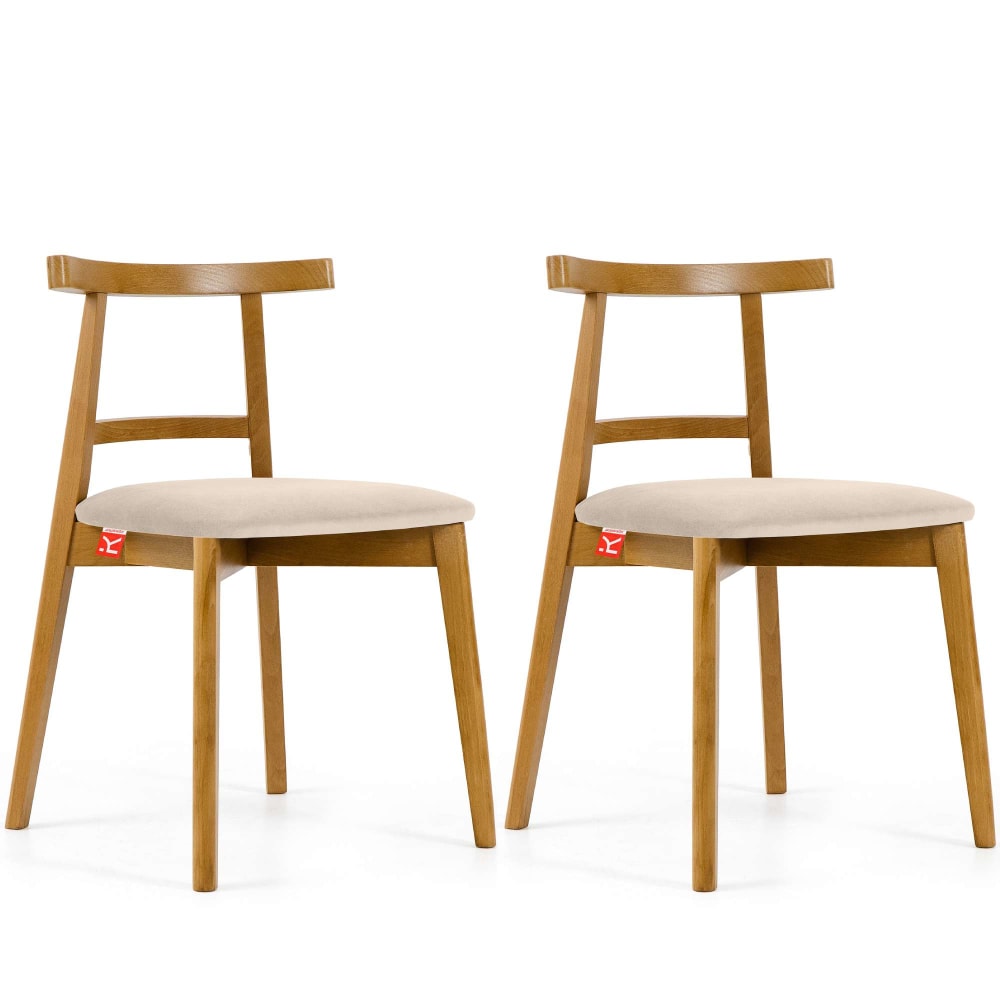 wohnli-moebel-suche-2er-Set-Esszimmerstuehle-Vintage-Creme-hell-Eiche Wohnli Möbelsuche - 2er Set Esszimmerstühle
