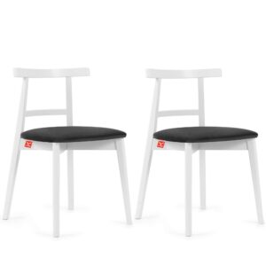 wohnli-moebel-suche-2er-Set-Esszimmerstuehle-Vintage-Graphit-weiss Wohnli Möbelsuche - 2er Set Esszimmerstühle