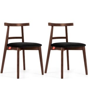 wohnli-moebel-suche-2er-Set-Esszimmerstuehle-Vintage-Schwarz-mittelbraun Wohnli Möbelsuche - 2er Set Esszimmerstühle