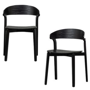 Wohnli Möbelsuche - 2er Set Esszimmerstühle aus Birkenholz