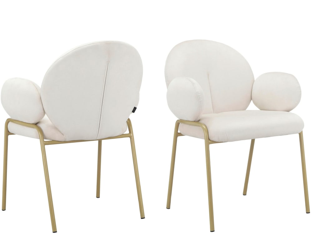 wohnli-moebel-suche-2er-Set-Esszimmerstuehle-aus-Samt-creme Wohnli Möbelsuche - 2er Set Esszimmerstühle aus Samt