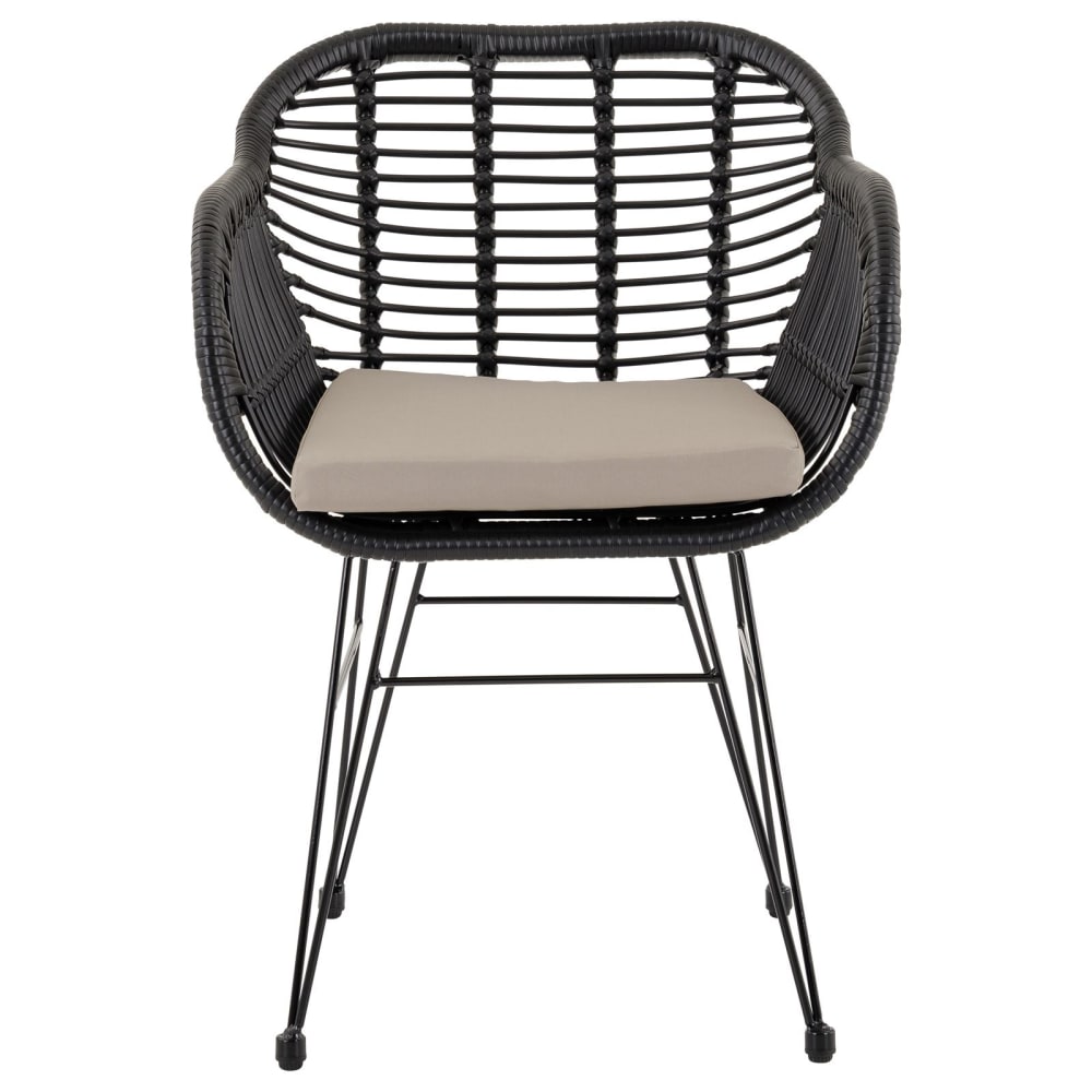 Wohnli Möbelsuche - 2er-Set Gartenstuhl 2er Set aus Polyrattan