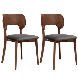 Wohnli Möbelsuche - 2er Set Holzstühle mit Gestell aus massivem Buchenholz