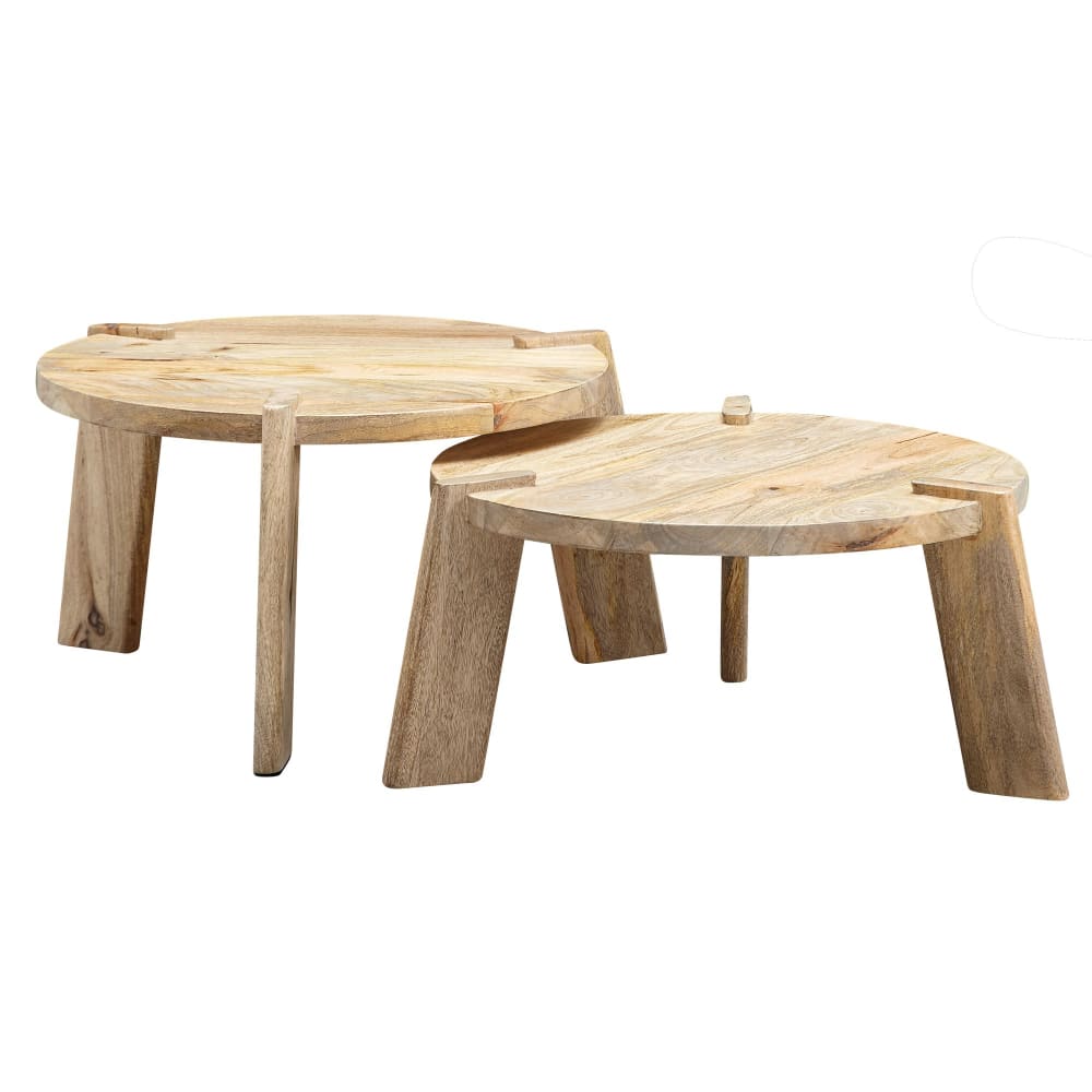 wohnli-moebel-suche-2er-Set-Satztische-aus-Mango-Massivholz-Braun Wohnli Möbelsuche - 2er Set Satztische aus Mango Massivholz
