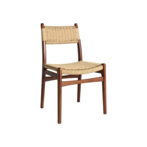 Wohnli Möbelsuche - 2er Set Stühle aus Buchenholz in brauner Farbe