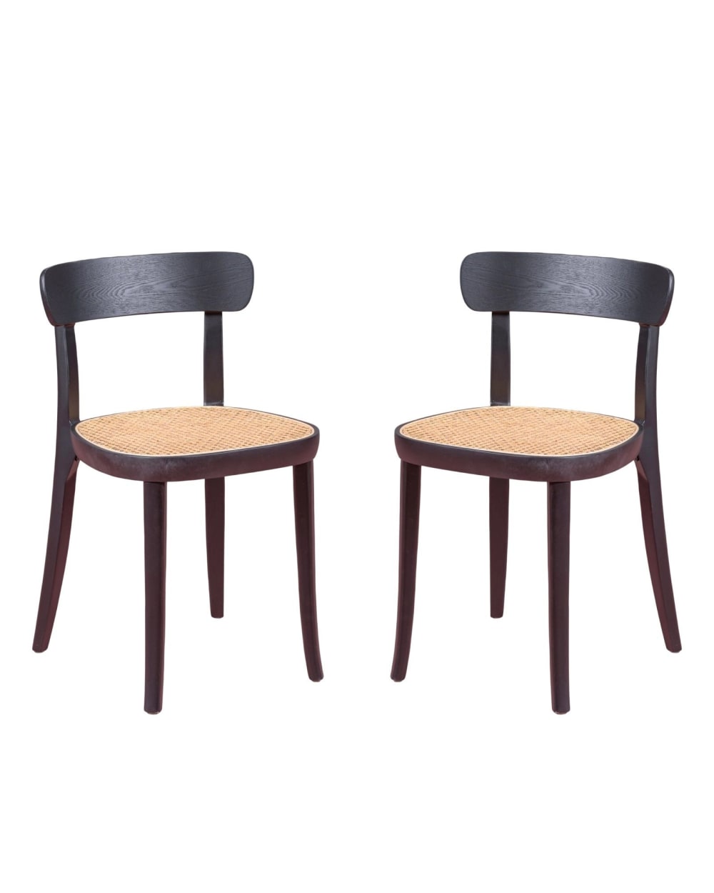 Wohnli Möbelsuche - 2er Set Stühle aus Naturholz