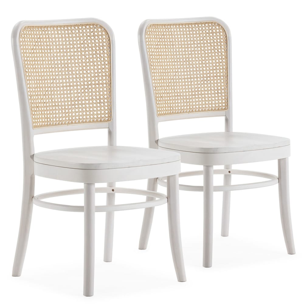 Wohnli Möbelsuche - 2er Set Stühle aus natürlichem Rattan