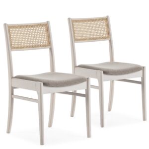 Wohnli Möbelsuche - 2er Set Stühle aus natürlichem Rattan