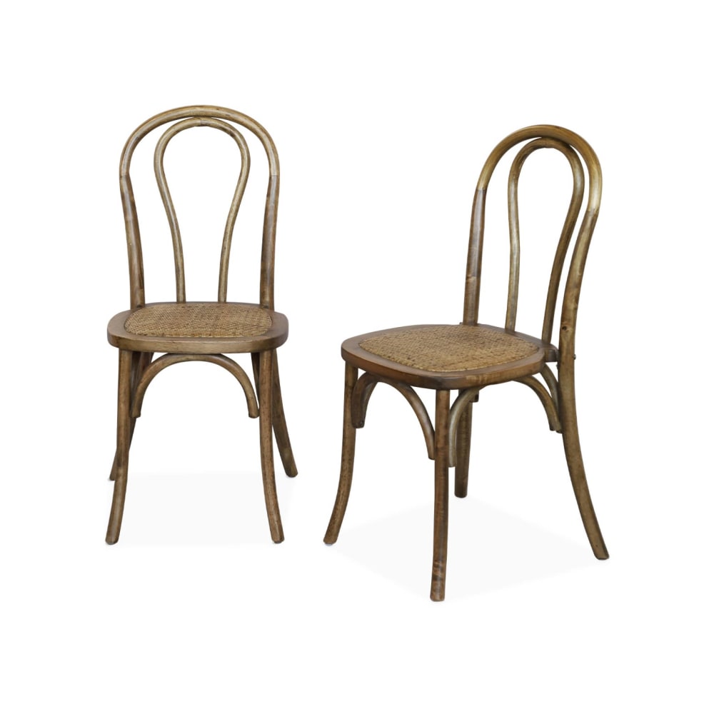 wohnli-moebel-suche-2er-Set-abgerundete-Holz-und-Rattanstuehle-antikbraun-x-2 Wohnli Möbelsuche - 2er Set abgerundete Holz- und Rattanstühle antikbraun x 2