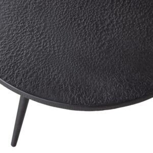 Wohnli Möbelsuche - 2er Set runde Beistelltische aus Holz und Metall