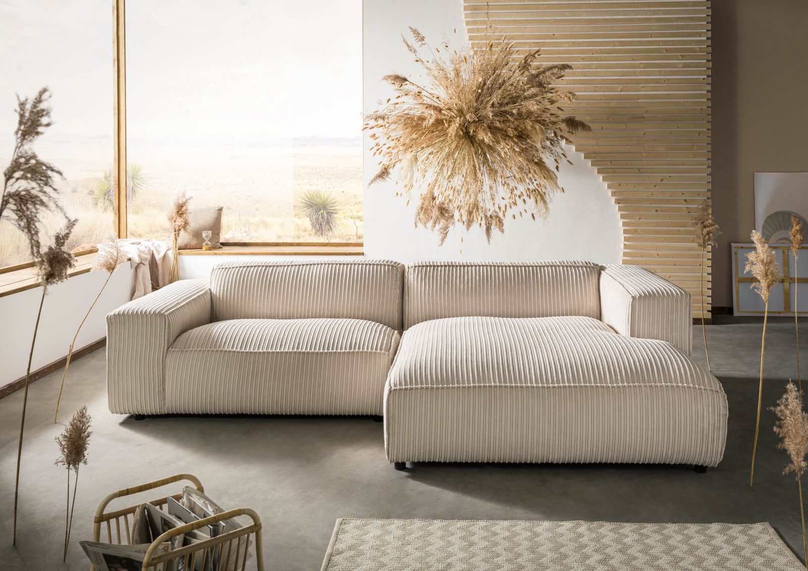 wohnli-moebel-suche-31-920-100-0001 Wohnli Möbelsuche - Ecksofa 279x164x69 Cord elfenbein VALENCIA