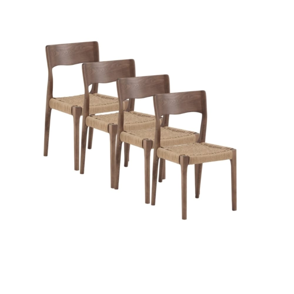wohnli-moebel-suche-4er-Set-Stuehle-aus-Eschenholz-in-Nussbaumoptik Wohnli Möbelsuche - 4er-Set Stühle aus Eschenholz in Nussbaumoptik