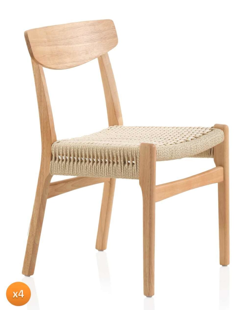 wohnli-moebel-suche-4er-Set-Stuehle-aus-Kautschukholz-mit-geflochtener-Sitzflaeche Wohnli Möbelsuche - 4er-Set Stühle aus Kautschukholz mit geflochtener Sitzfläche